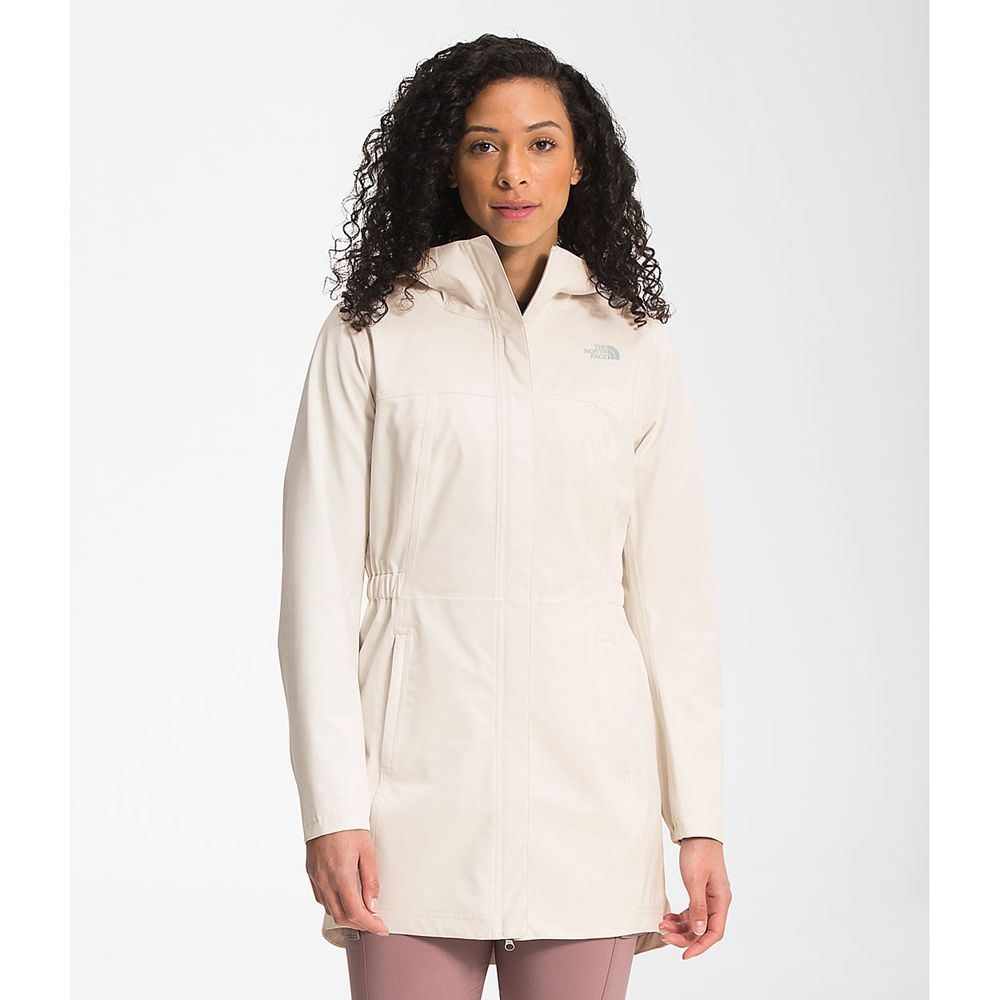 The North Face Parka Womens Australia - The North Face Allproof Stretch White Dryvent (ITD-257931)